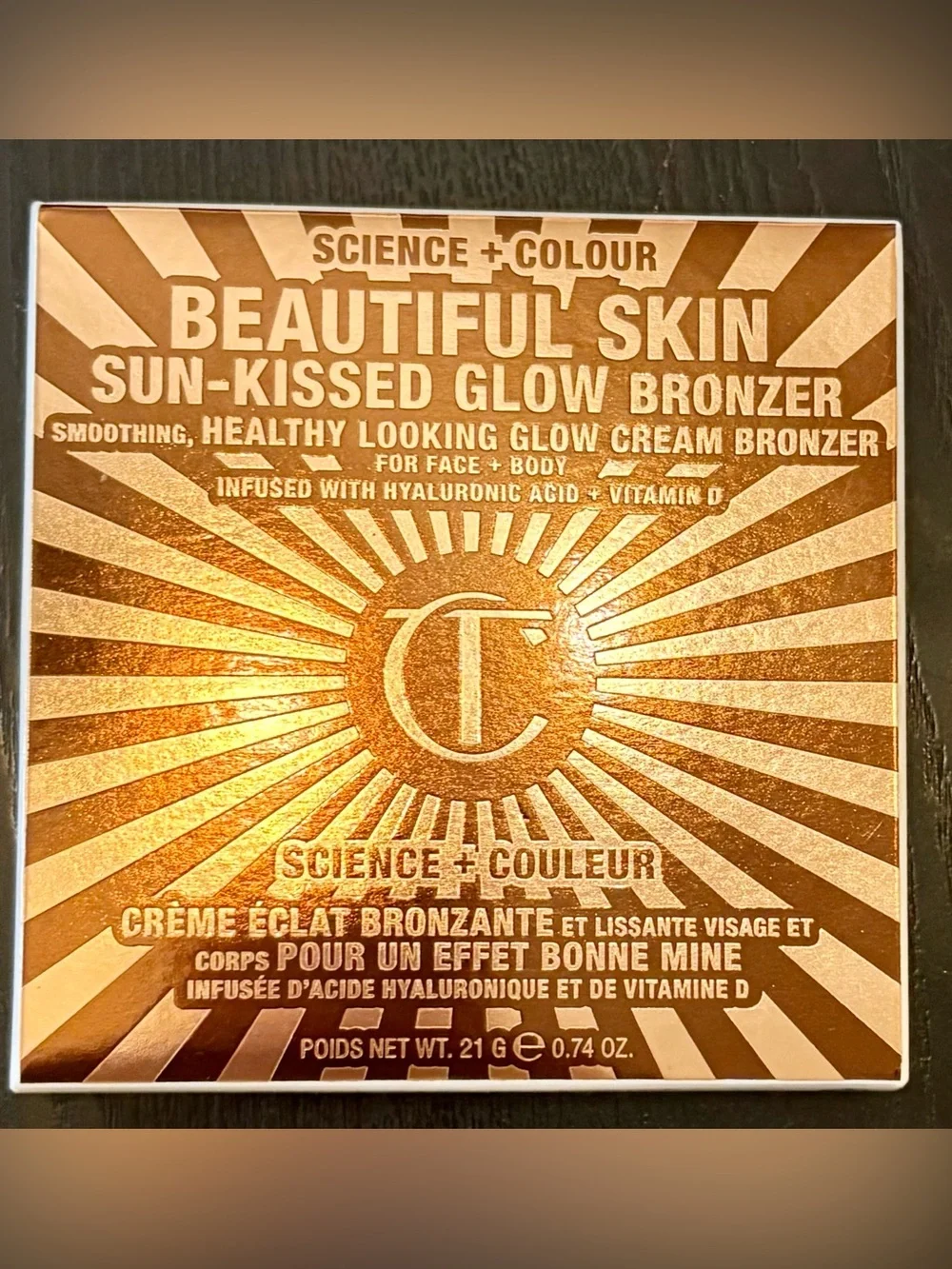Charlotte Tilbury Sun-Kissed Glow Bronzer - 1 Fair, NIB